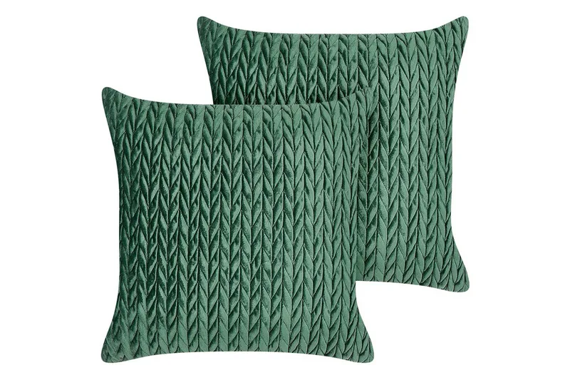 Pyntepuder Eclipta sæt af 2 Grøn, Grøn