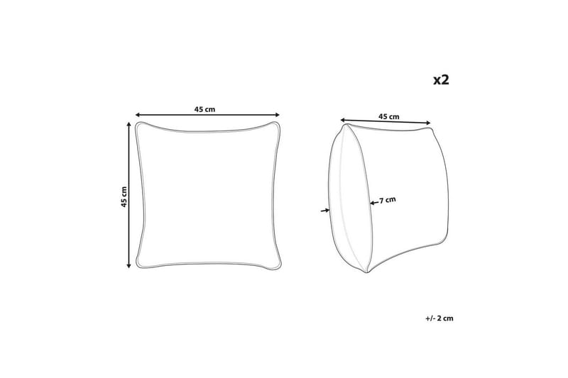 Pyntepuder Elanite sæt á 2 - Tekstiler - Pude & plaid - Pyntepuder & pudebetræk