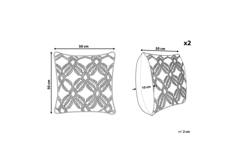 Pyntepuder Esenkoy sæt af 2 - Tekstiler - Pude & plaid - Udendørs puder