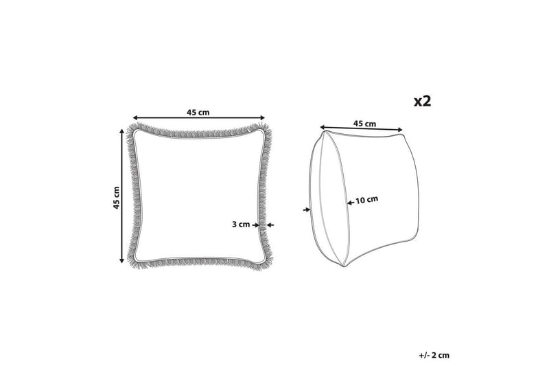 Pyntepuder Filix sæt af 2 - Tekstiler - Pude & plaid - Pyntepuder & pudebetræk