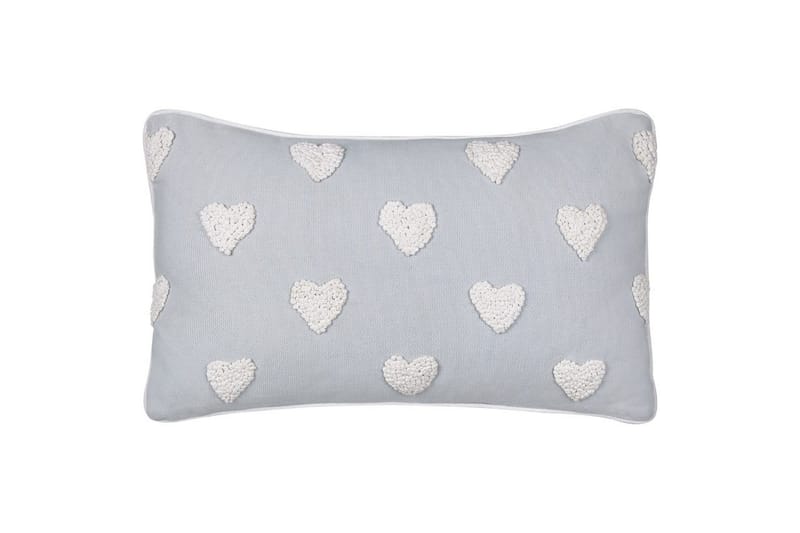 Pyntepuder Gazania sæt á 2 Grå/hvid, Rektangulær - Grå/hvid, Rektangulær - Tekstiler - Pude & plaid - Udendørs puder