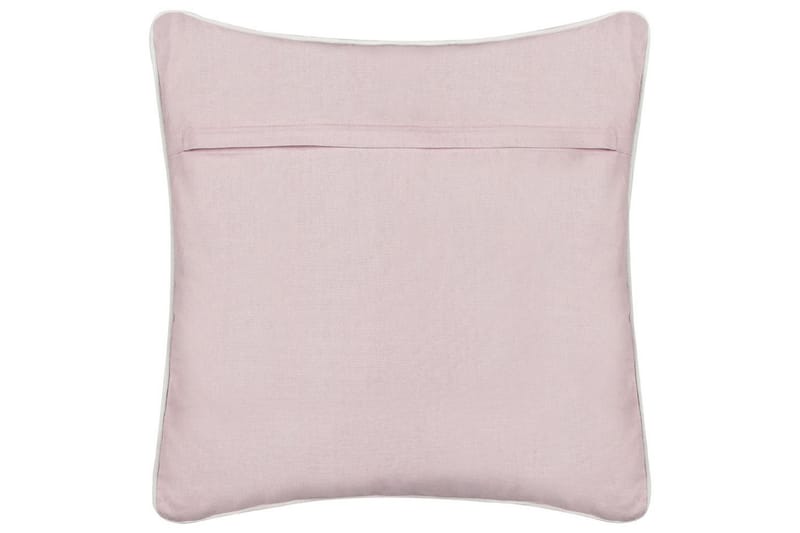 Pyntepuder Gazania sæt á 2 Rosa/Hvid, Firkantet - Rosa/Hvid, Firkantet - Tekstiler - Pude & plaid - Udendørs puder