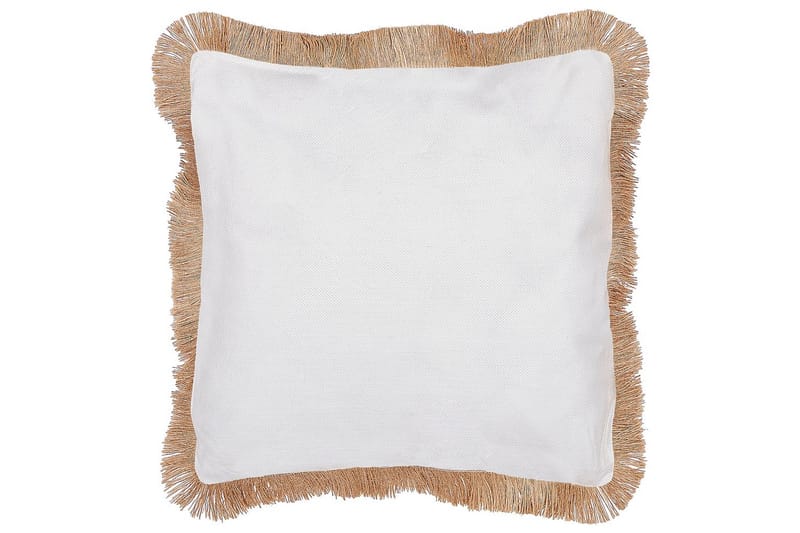 Pyntepuder Geranium sæt af 2 Beige/sort - Beige/sort - Tekstiler - Pude & plaid - Udendørs puder