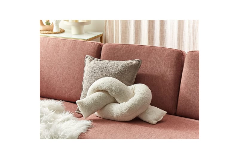Pyntepuder Gladiolus Hvid - Hvid - Tekstiler - Pude & plaid - Udendørs puder