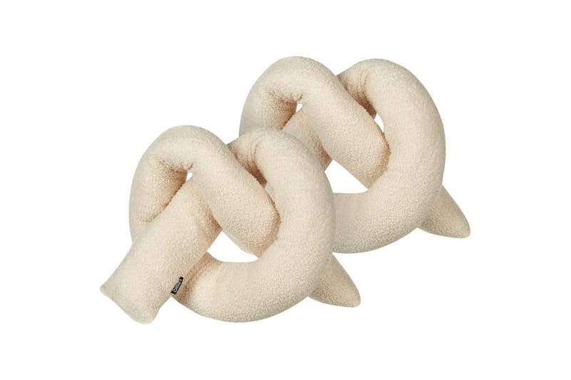 Pyntepuder Gladiolus sæt af 2 Beige - Beige - Tekstiler - Pude & plaid - Udendørs puder