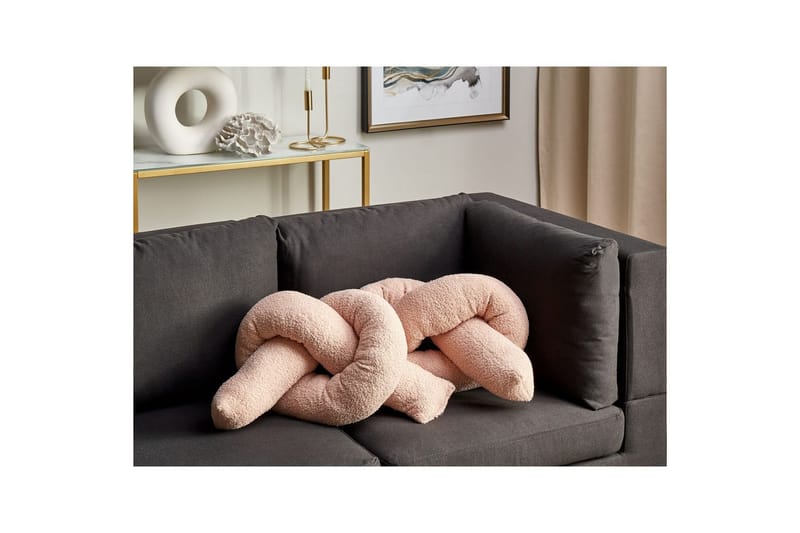 Pyntepuder Gladiolus sæt af 2 Rosa - Rosa - Tekstiler - Pude & plaid - Udendørs puder