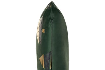 Pyntepuder Goldspruce sæt af 2 Grøn/guld/sort - Grøn/guld/sort - Tekstiler - Pude & plaid - Pyntepuder & pudebetræk