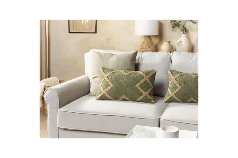 Pyntepuder Gopi sæt af 2 Rektangulær - Rektangulær - Tekstiler - Pude & plaid - Udendørs puder