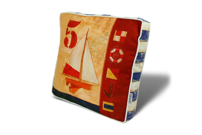 Gravel Pude 42x42 cm, Multifarvet