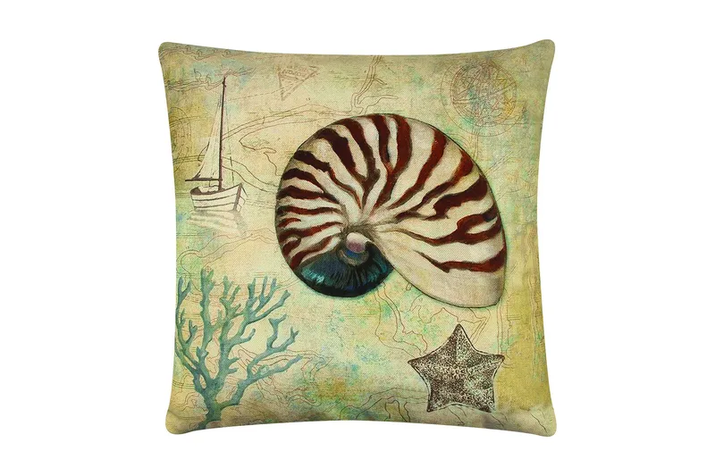 Gravel Pude 43x43 cm, Multifarvet