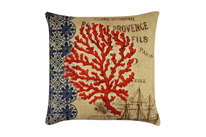 Gravel Pude 43x43 cm, Multifarvet