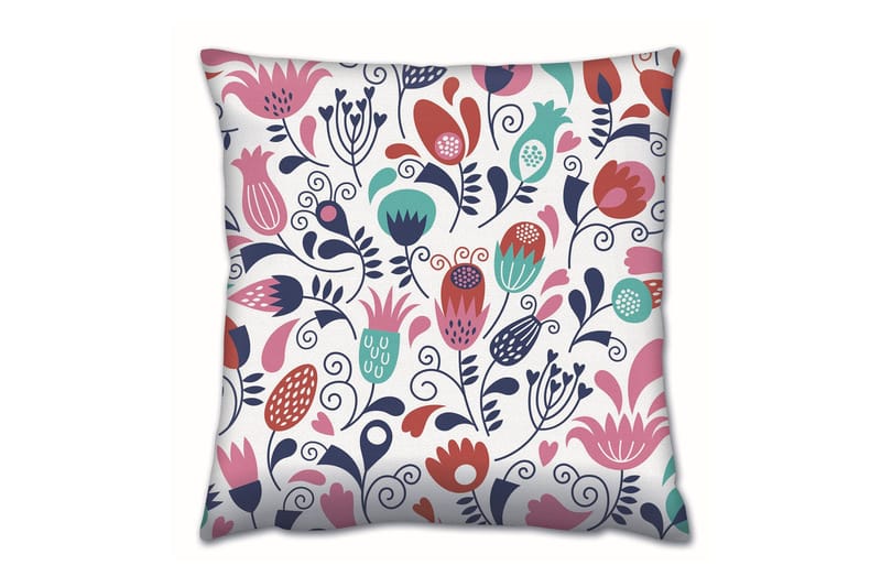 Gravel Pude 43x43 cm, Multifarvet