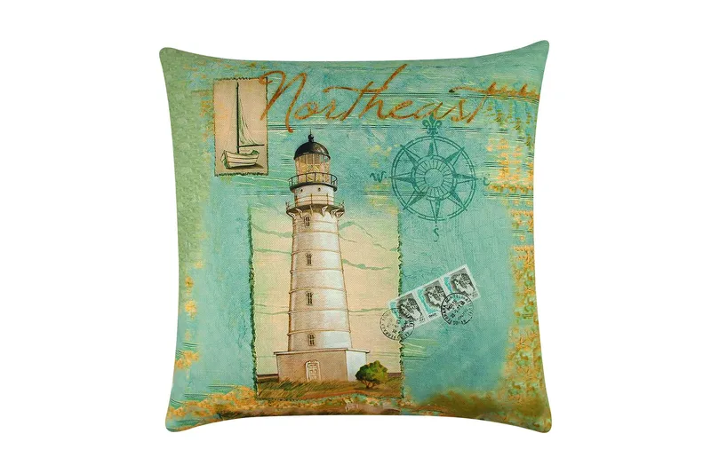 Gravel Pude 43x43 cm, Multifarvet