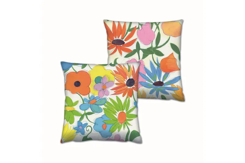 Gravel Pude 43x43 cm 2-pak, Multifarvet