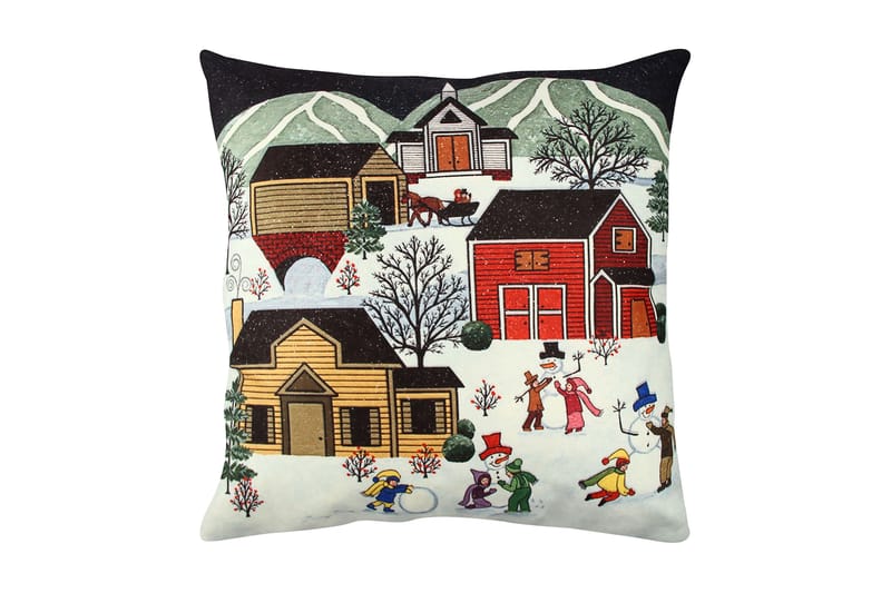 Gravel Pude 43x43 cm - Multifarvet - Tekstiler - Pude & plaid - Pyntepuder & pudebetræk