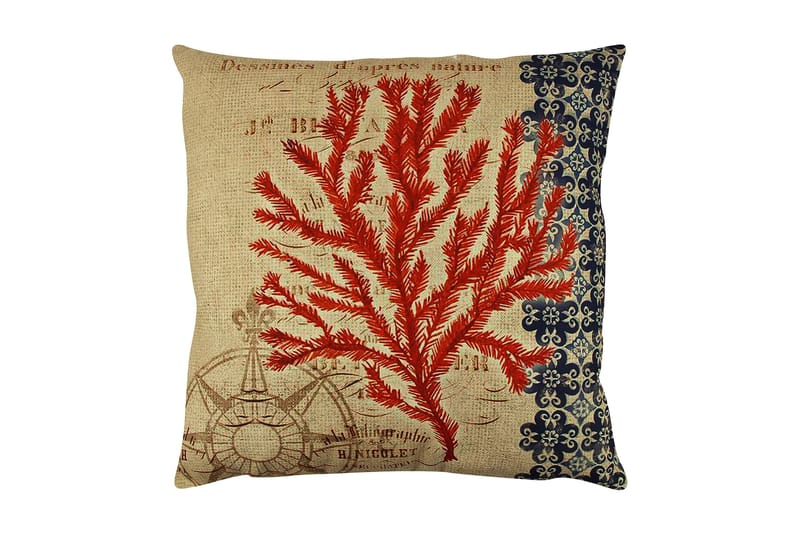 Gravel Pude 43x43 cm - Multifarvet - Tekstiler - Pude & plaid - Pyntepuder & pudebetræk