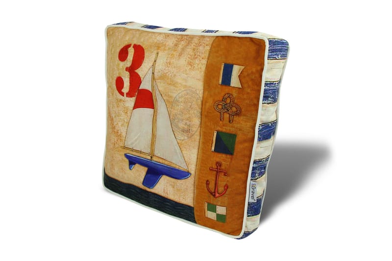 Gravel Pude 42x42 cm, Multifarvet