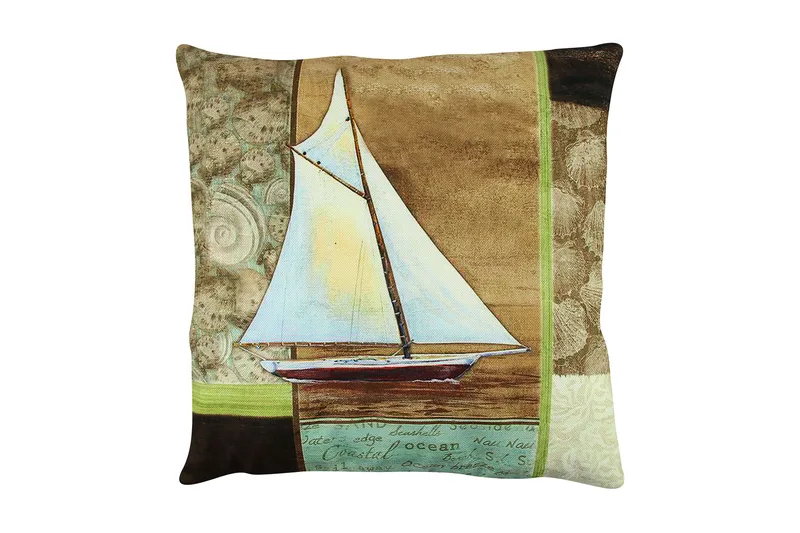 Gravel Pude 43x43 cm, Multifarvet