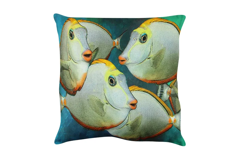 Gravel Pude 43x43 cm, Multifarvet