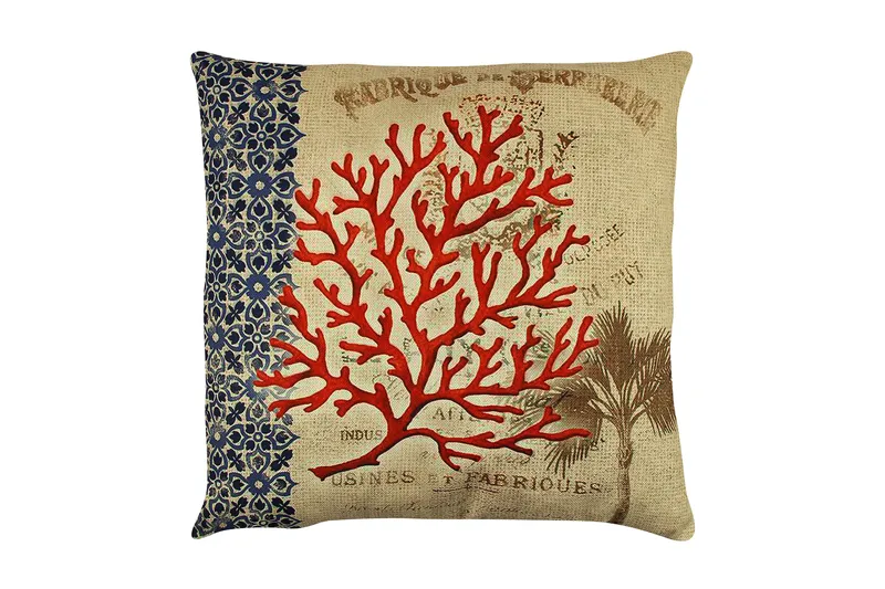 Gravel Pude 43x43 cm, Multifarvet