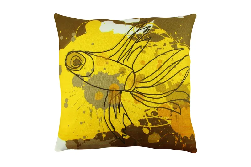 Gravel Pude 43x43 cm, Multifarvet