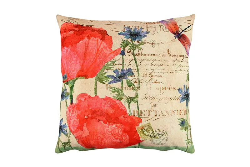 Gravel Pude 43x43 cm, Multifarvet