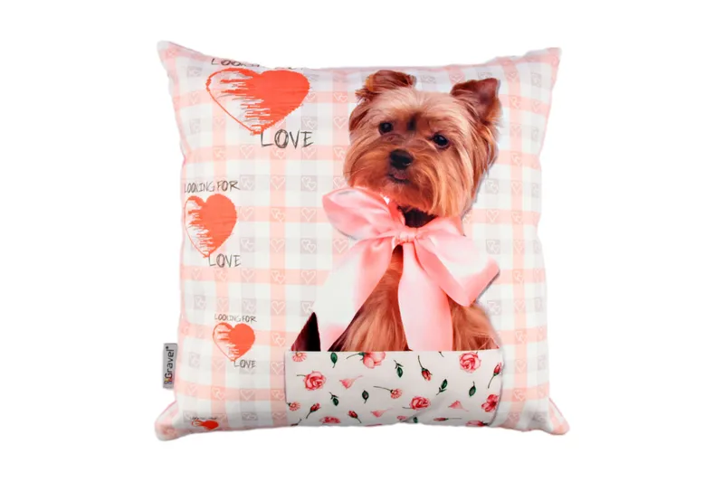 Gravel Pude 43x43 cm, Multifarvet