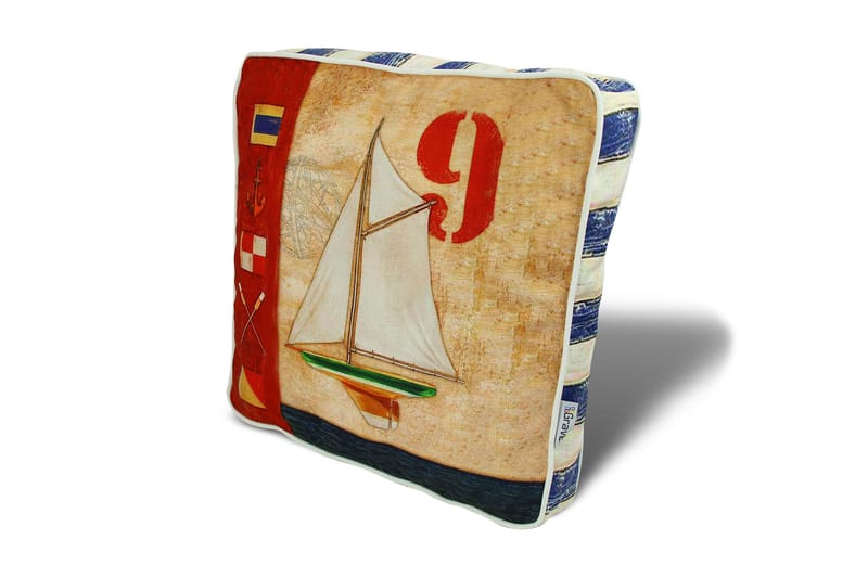 Gravel Pude 42x42 cm, Multifarvet