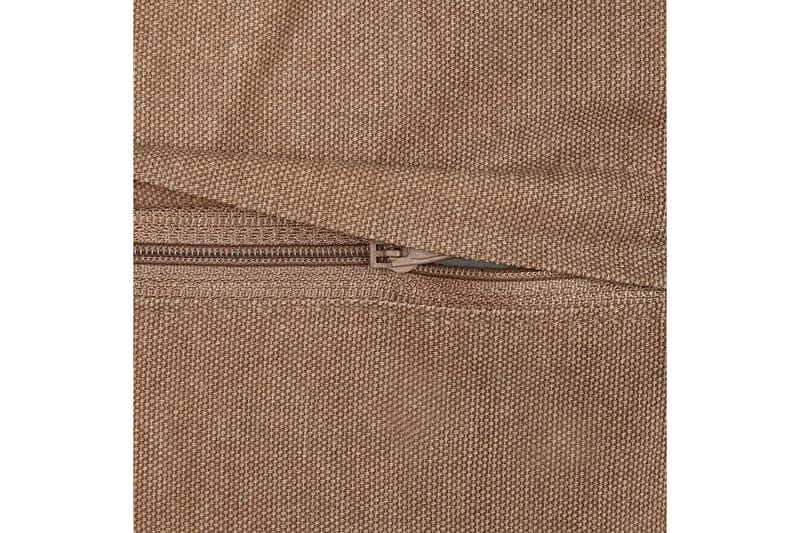 Pyntepuder Ianthe sæt af 2 Brun/Hvid - Brun/Hvid - Tekstiler - Pude & plaid - Pyntepuder & pudebetræk