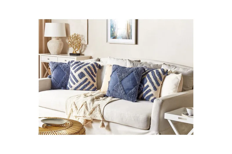 Pyntepuder Jacaranda sæt af 2 - Tekstiler - Pude & plaid - Pyntepuder & pudebetræk