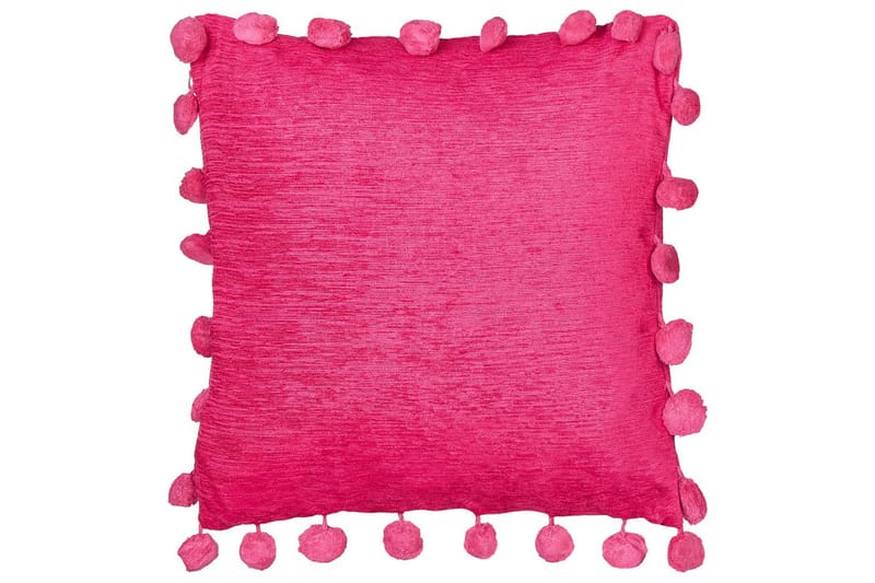 Pyntepuder Jasmine sæt á 2 Fuchsia - Fuchsia - Tekstiler - Pude & plaid - Udendørs puder