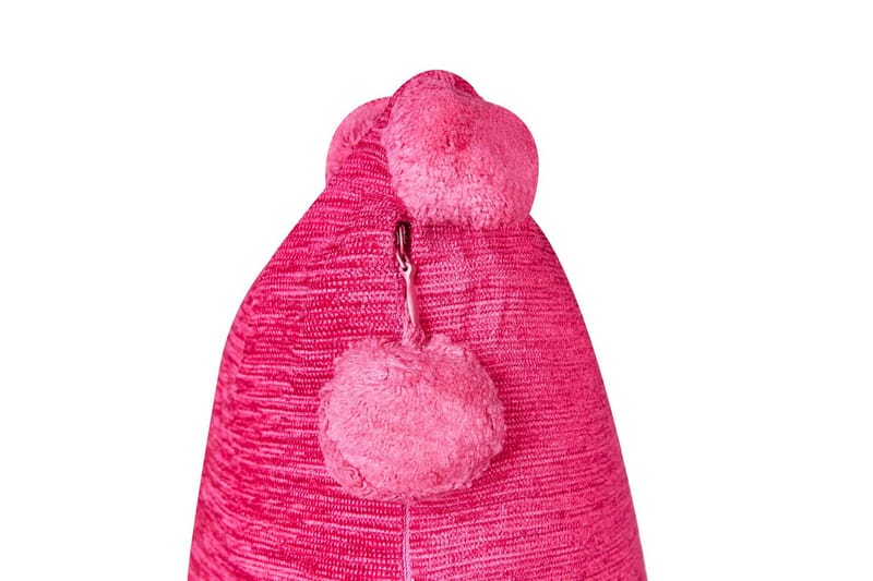 Pyntepuder Jasmine sæt á 2 Fuchsia - Fuchsia - Tekstiler - Pude & plaid - Udendørs puder
