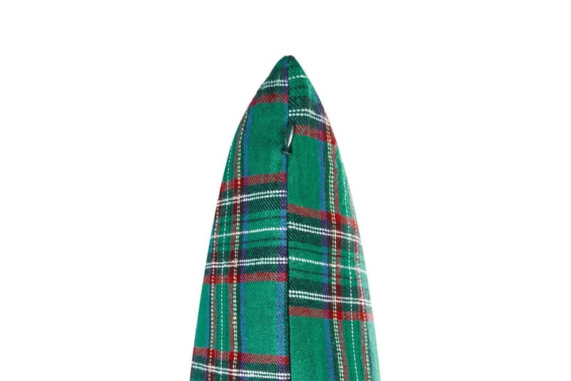 Pyntepuder Joycandy sæt af 2 Grøn/Rød/Sort/Hvid, Firkantet - Grøn/Rød/Sort/Hvid, Firkantet - Tekstiler - Pude & plaid - Udendørs puder