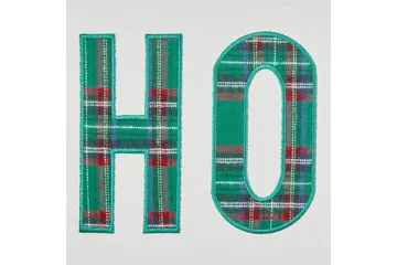 Pyntepuder Joycandy sæt af 2 Hvid/Rød/Grøn, Firkantet - Hvid/Rød/Grøn, Firkantet - Tekstiler - Pude & plaid - Udendørs puder