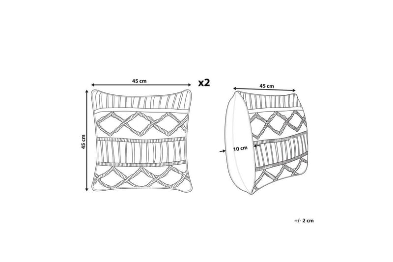 Pyntepuder Karatas sæt af 2 - Tekstiler - Pude & plaid - Pyntepuder & pudebetræk