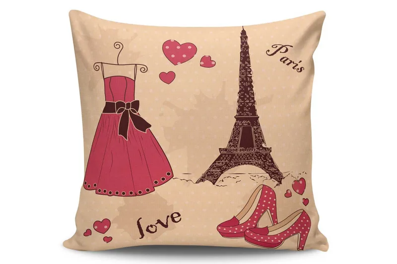 Kissy Pudebetræk 45x45 cm, Multifarvet