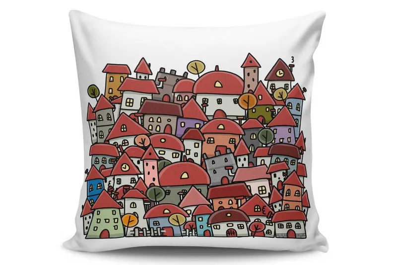 Kissy Pudebetræk 45x45 cm, Multifarvet