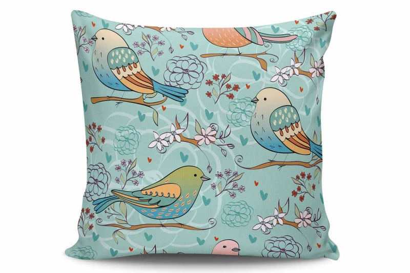 Kissy Pudebetræk 45x45 cm, Multifarvet