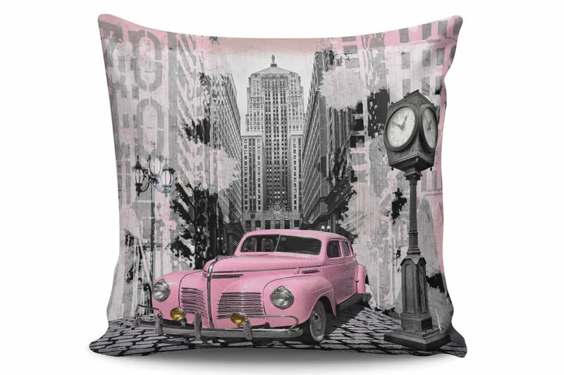 Kissy Pude 45x45 cm, Multifarvet