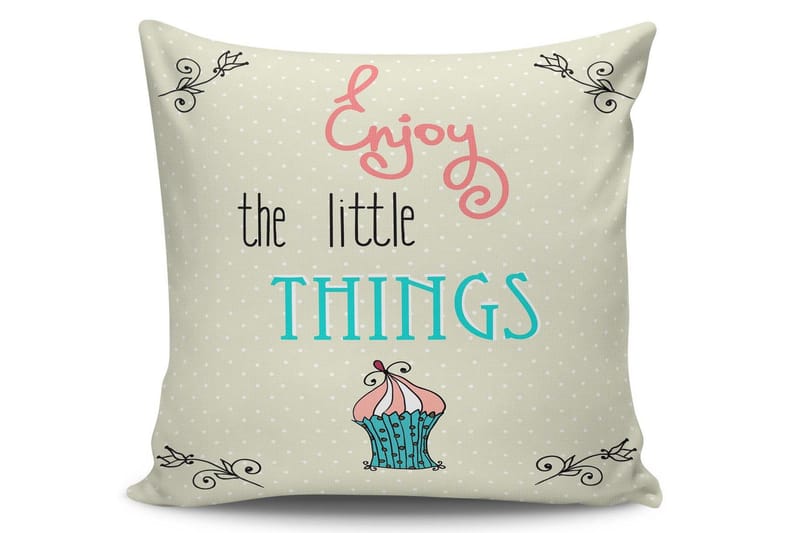 Kissy Pude 45x45 cm, Multifarvet