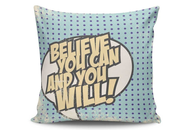 Kissy Pudebetræk 45x45 cm, Multifarvet