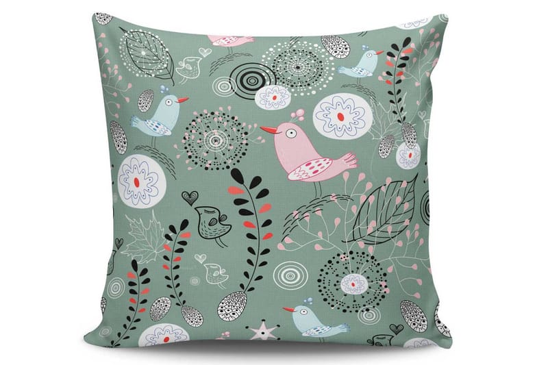 Kissy Pude 45x45 cm, Multifarvet