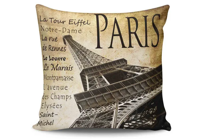 Kissy Pude 45x45 cm, Multifarvet