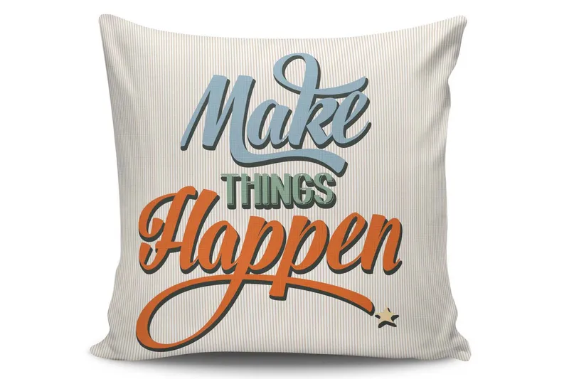 Kissy Pudebetræk 45x45 cm, Multifarvet