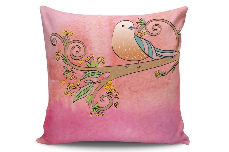 Kissy Pude 45x45 cm - Multifarvet - Tekstiler - Pude & plaid - Pyntepuder & pudebetræk