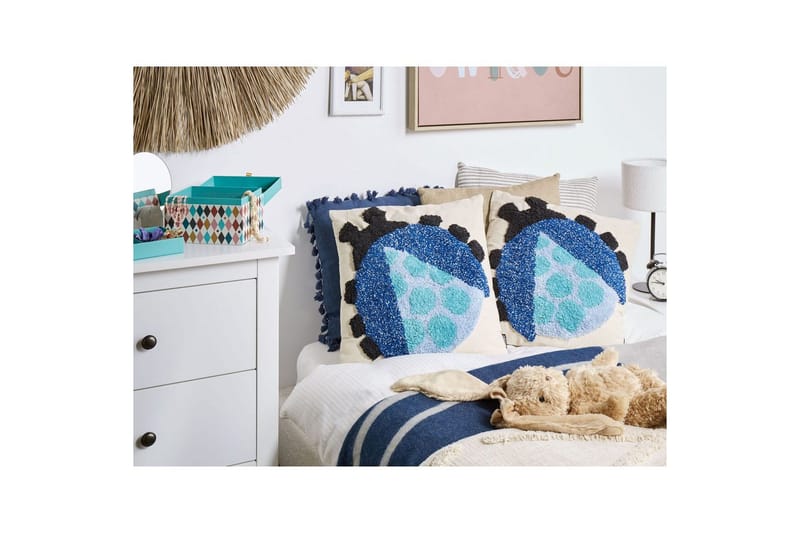 Pyntepuder Ladybird sæt á 2 - Tekstiler - Pude & plaid - Pyntepuder & pudebetræk