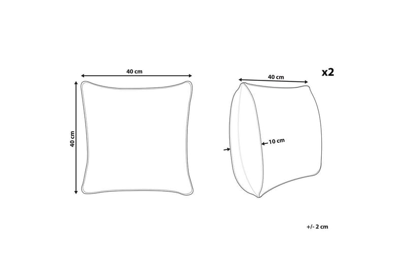 Pyntepuder Lalam sæt á 2 - Tekstiler - Pude & plaid - Pyntepuder & pudebetræk