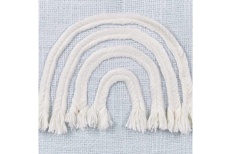 Pyntepuder Leea sæt af 2 Blå/Hvid - Blå/Hvid - Tekstiler - Pude & plaid - Udendørs puder