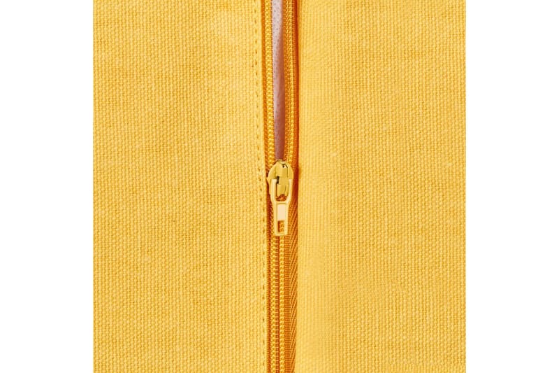 Pyntepuder Leea sæt af 2 Gul/Hvid - Gul/Hvid - Tekstiler - Pude & plaid - Udendørs puder