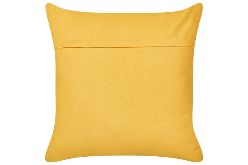 Pyntepuder Leea sæt af 2 Gul/Hvid - Gul/Hvid - Tekstiler - Pude & plaid - Udendørs puder